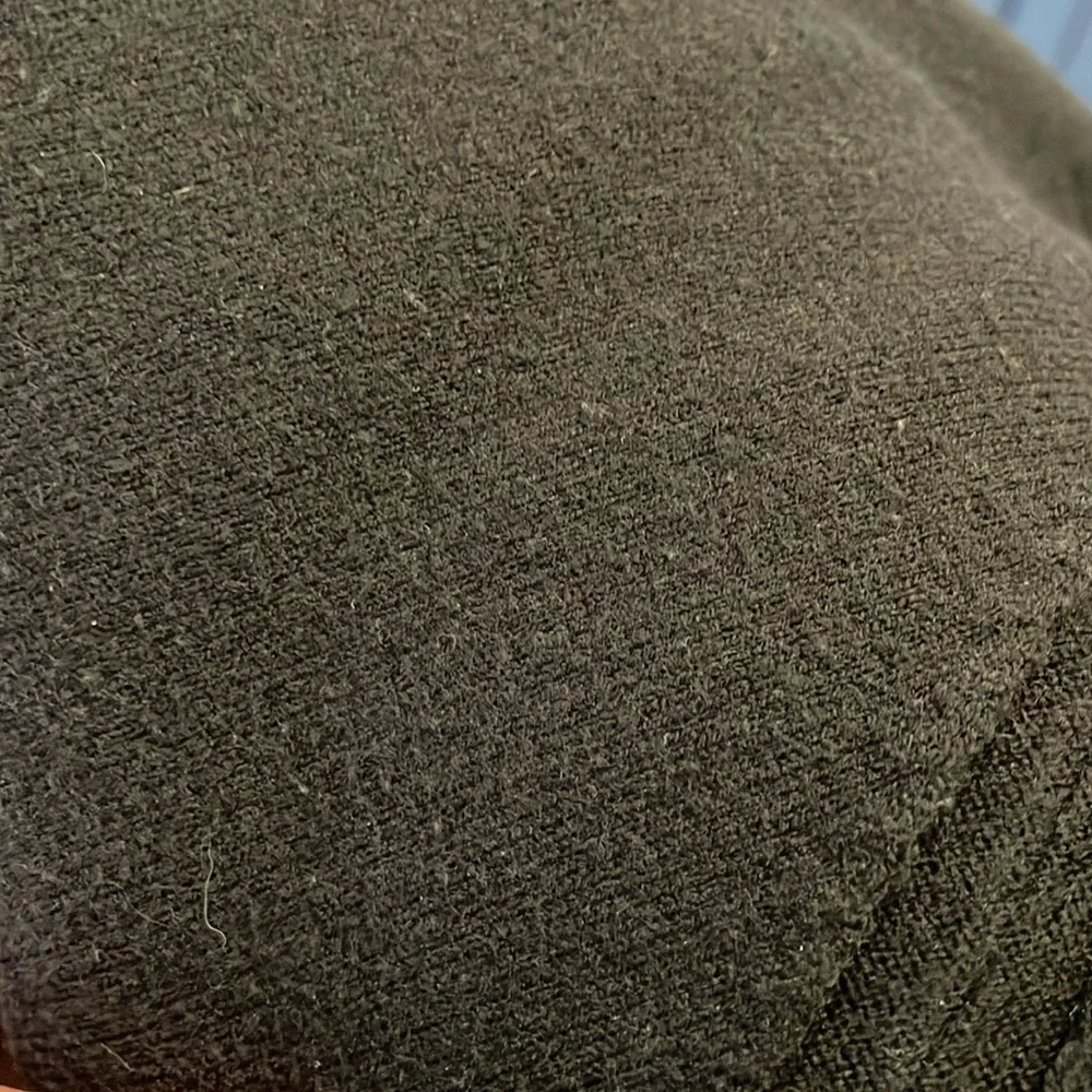 A New Day Black Crewneck Sweater with Ribbed Cuff Detail